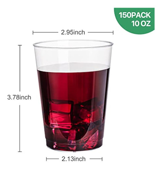 Lullaby Paquete De 150 Vasos De Plástico 1