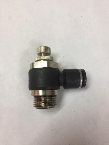 Conector Neumatico Valvula Regulador De Caudal Aire3/8 X 10m 0