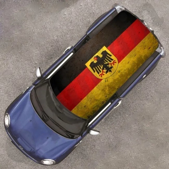 Adesivo Teto Carro Bandeira Alemanha Gol G3 110x165cm Volks 1