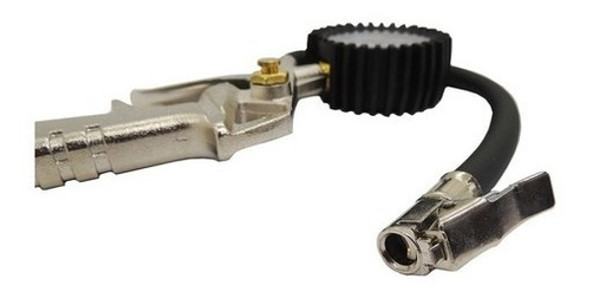 Infla Mide Presion Neumaticos Pistola Manometro 200lbs 1