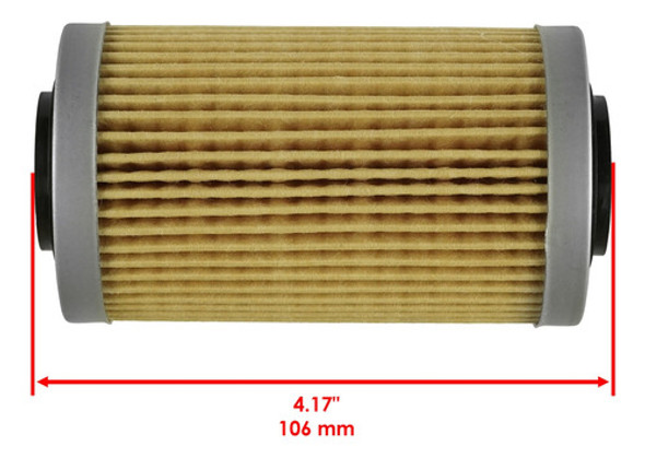 Filtro De Aceite Con Oring Sea Doo Gti 130 07/17 Dm Top Rac 1