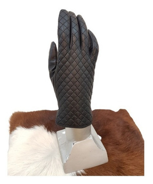 Guantes Dama Cuero Ovino Rocco - Kz308 - 0