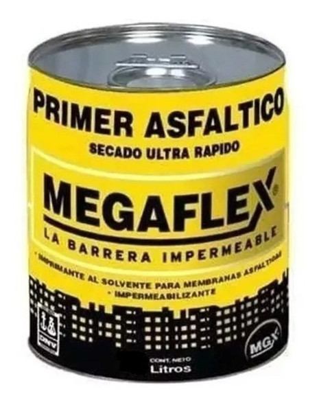 Pintura Asfaltica Megaflex Secado Super Rápido  X4 Lts Frías 0
