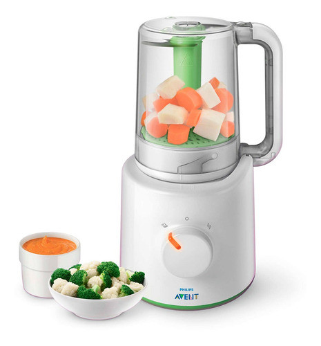 Vaporera Y Batidora Combinadas Philips Avent + Mamadera 0