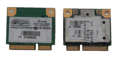 Pci Wireless Notebook Itautec A7520 W7730 Aw-nb078h E-max 0