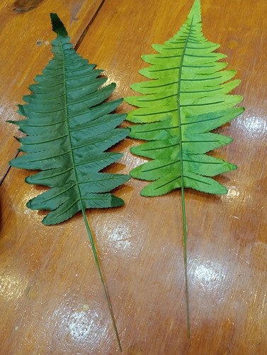 Hoja Monstera Costilla Helecho Artificial  X 10 0