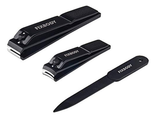 Juego De Cortaúñas Fixbody - Cortaúñas Y Lima De Uñas De Los 0