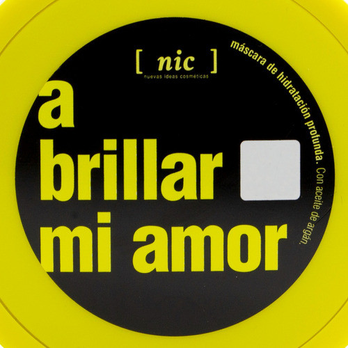 Nic A Brillar Mi Amor Máscara Vegana Hidratación 250ml 6c 1