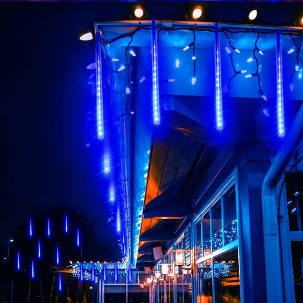 Luces De Lluvia De Meteoritos De Navidad Extensibles, 8 Tubo 1