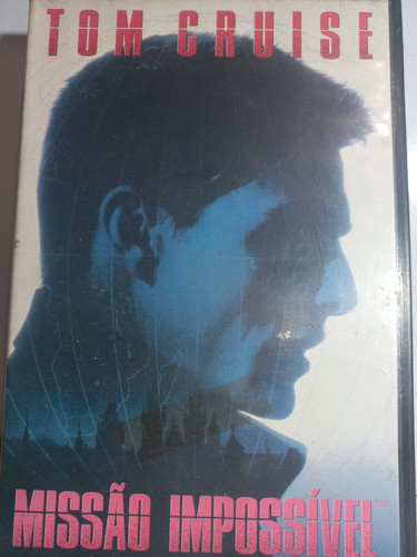 Fita Vhs Original Tom Cruise Missão Impossível Dublado 0