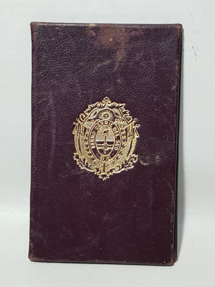 Antiguo Carnet Ferrocarril Del Sud 1° Clase 1906 Mag 59074 0