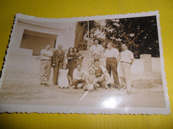 Antigua Foto Fotografia Vecino Vecinos Niño Niños 0