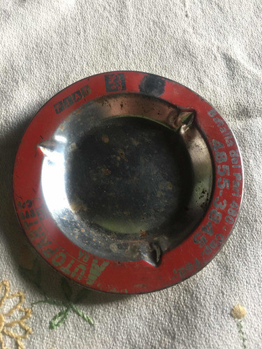 Cenicero Metálico Antiguo Autopartes Sevel Fiat Peugeot 0