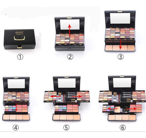 Set De Maquillaje Miss Rose 1