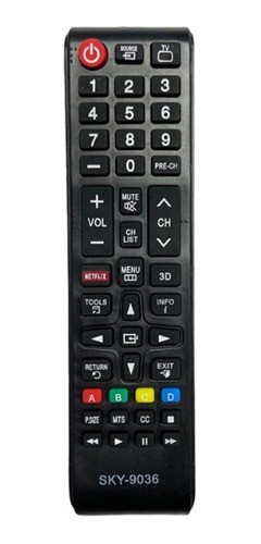 Controle Para Tv Samsung Lcd Netflix/3d Cr-3256 0