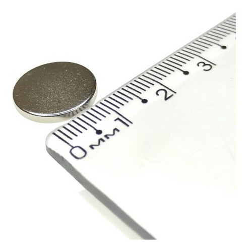 Ímã De Neodímio 15x2 Mm N35 Disco - Força 1,7 Kg *10 Peças* 0