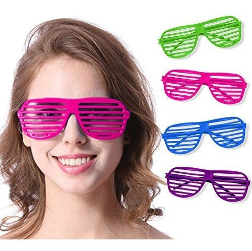 [novedad Place] Gafas Obturadoras Color Neon Gafas Graduadas 0
