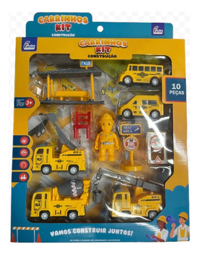 Kit Carrinhos Construção Médio - Fenix 0