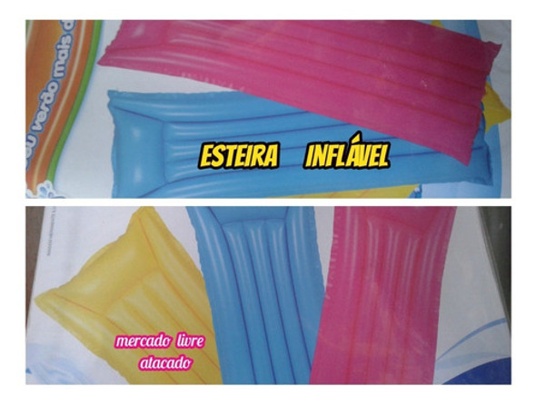 Esteira Inflável Colchão Bronzeador Esteira 183x69 Cm Oferta 0