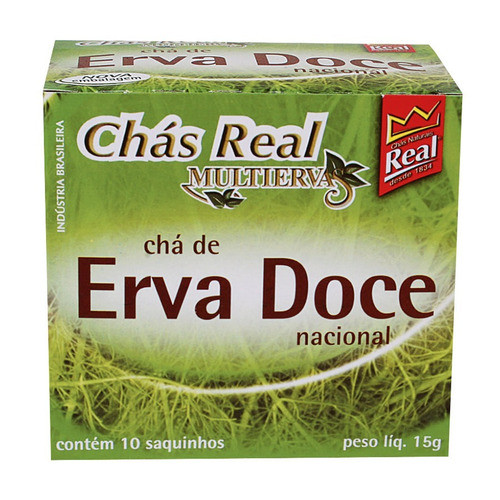 Chá De Erva Doce Real Multiervas 5 Kit Contendo 10 Und. Cada 0