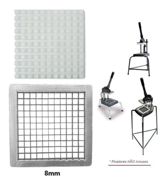 Faca Lâmina Picador Cabrita Cortador De Legumes 8mm Aço 1