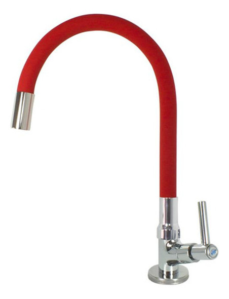 Torneira Pia Mesa Bica Móvel C34 1164 Vermelha 0