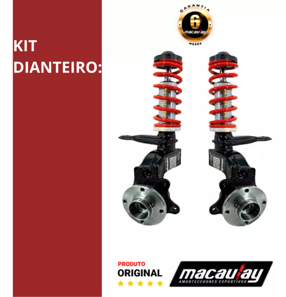 Complete Coilover Suspension Kit - Adjustable Height Up to 18cm - Front & Rear - Choose Your Vehicle