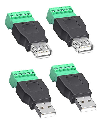 Usb 2.0 Tipo A Tornillo Bloque De Terminales Conector Usb 2. 0