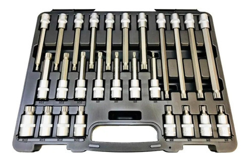 Puntas Estriadas Juego Valija De 26 Piezas M5 A M16 Gd Tools 0