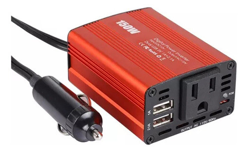Inversor Rv 12v Car 150w Power Sine Inverter 110v Ports Car 0