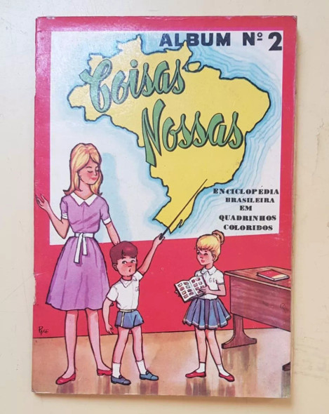 Idamar Album Figurinhas Coisas Nossas 2 (1965) – Incomplete Sticker Album – Vintage Collectible (Used)