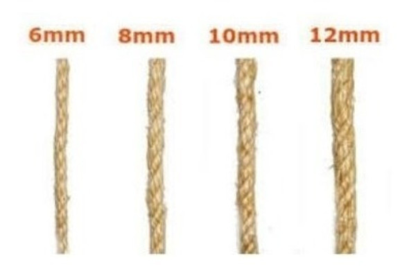 Corda De Sisal 6mm 100 Metros Para Artesanato 1