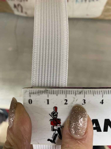Elástico 20 Mm X Rollo De 25 Metros Blanco. Excele.calidad 0