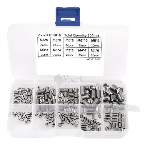 200 X Acero Inoxidable Allen Head Socket Hexagonal Sistema G 0