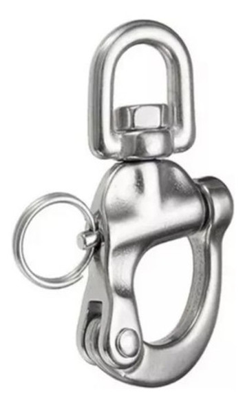 Manilha Orca Inox Com Destorcedor 127mm Nautico Barco 0