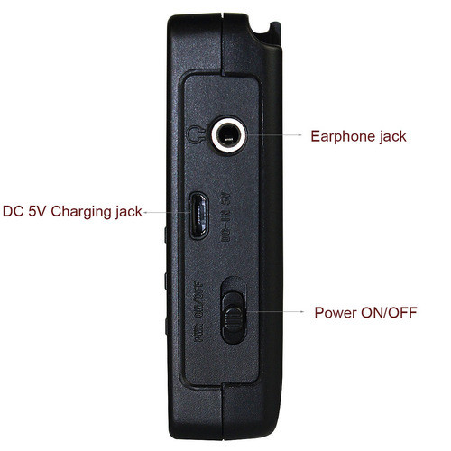 5 X Completo Banda Fm Stereo/mw/sw Dsp Receptor Radio Mundo 1