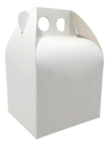 Cajita Feliz / Cartulina Blanca 12x11x18cm (pack X50) 0