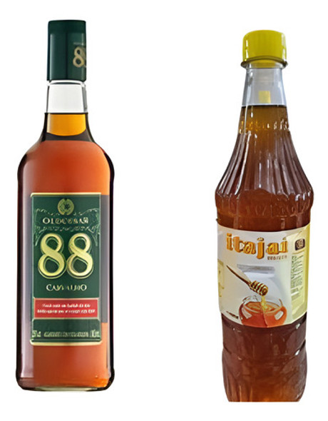 Kit Aguardente Old Cesar 965ml + Mel Itajaí Kg 1,25 0