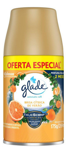 Odorizador De Ambiente Automatic Glade Citrus 269ml + Refil 0