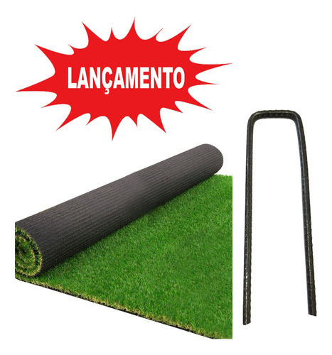 Ganchos Grampos P/ Fixar Grama Sintética Kit Com 20 Unidades 1