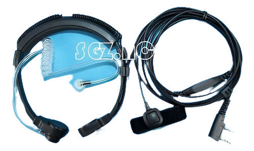 2 Perno Ptt Garganta Micrófono Auricular Para Kenwood Tyt Hy 1