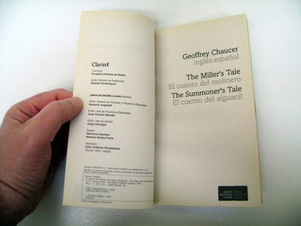 Bilingües Clarin 31 El Cuento Del Molinero Chaucer Ok Boedo 1