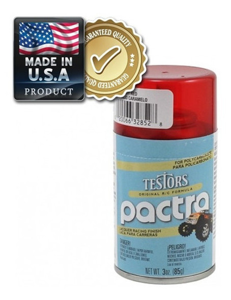 Tinta Pactra Spray  Bolha - Vermelho (made In Usa) 0