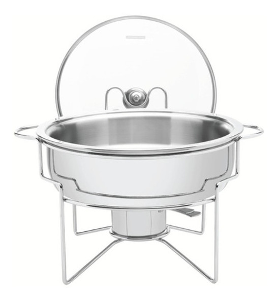 Rechaud Redondo 4,3 L Em Aço Inox Banho Maria Tramontina 1