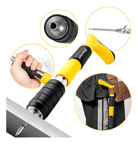 Pistola Finca Pino 120 Un Fixação Profissional Concreto Aço 1