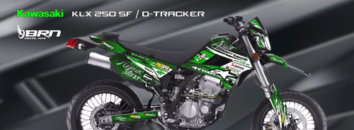 Kit Calcos Ploteo Kawazaki Klx 250 Sf Motard 1