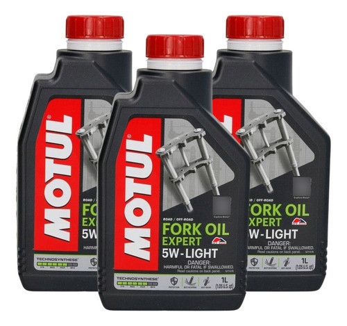 3lts Fluido Garfo Bengala Motul Fork Oil Light 5w Expert 0