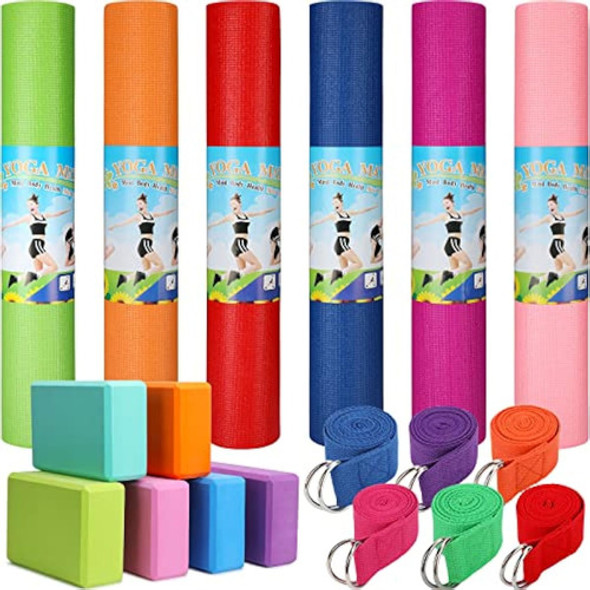 Kit De Iniciación De Yoga De 18 Piezas, 6 0 Kit De Iniciación De Yoga De 18 Piezas, 6 0