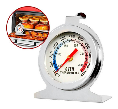 Termómetro Para Horno Repostería Gastronomía Cocina Acero 0
