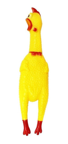 Pack X 6 Pollo De Hule Goma Grande Chiche Juguete Chillón 0